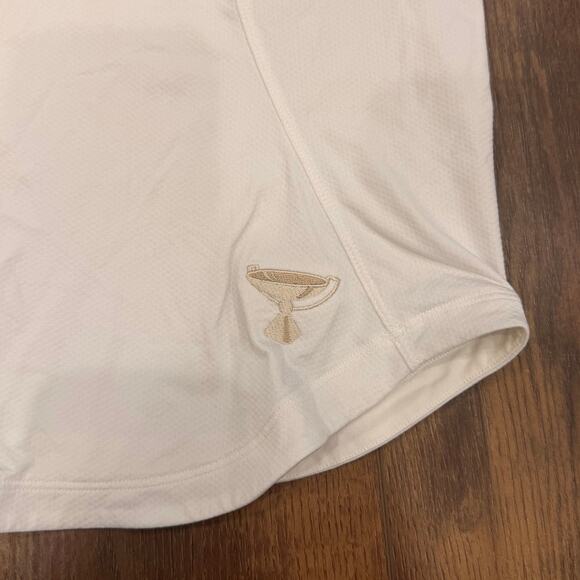 Lululemon Quick-Drying Sleeveless Golf Tour Championship Polo Shirt White 6 - Picture 4 of 9